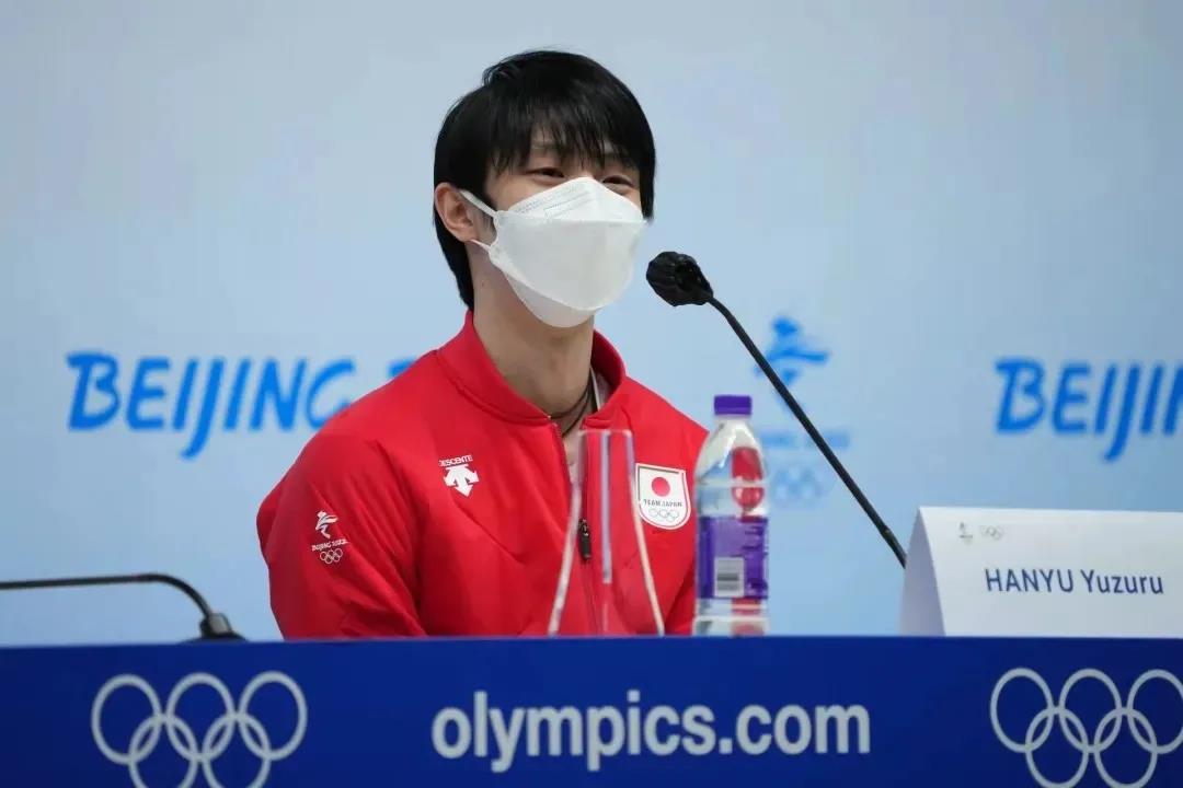 北京冬奥会主媒体中心（MMC）中 羽生结弦一个人的发布会