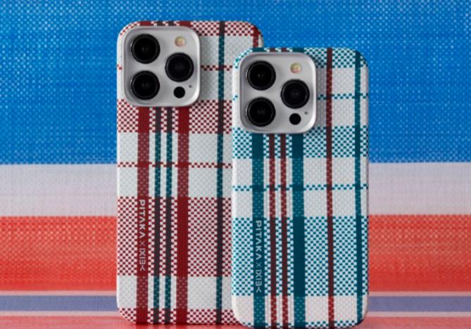 PITAKA发布全新Weaving+系列“红白蓝”磁吸芳纶纤维手机壳